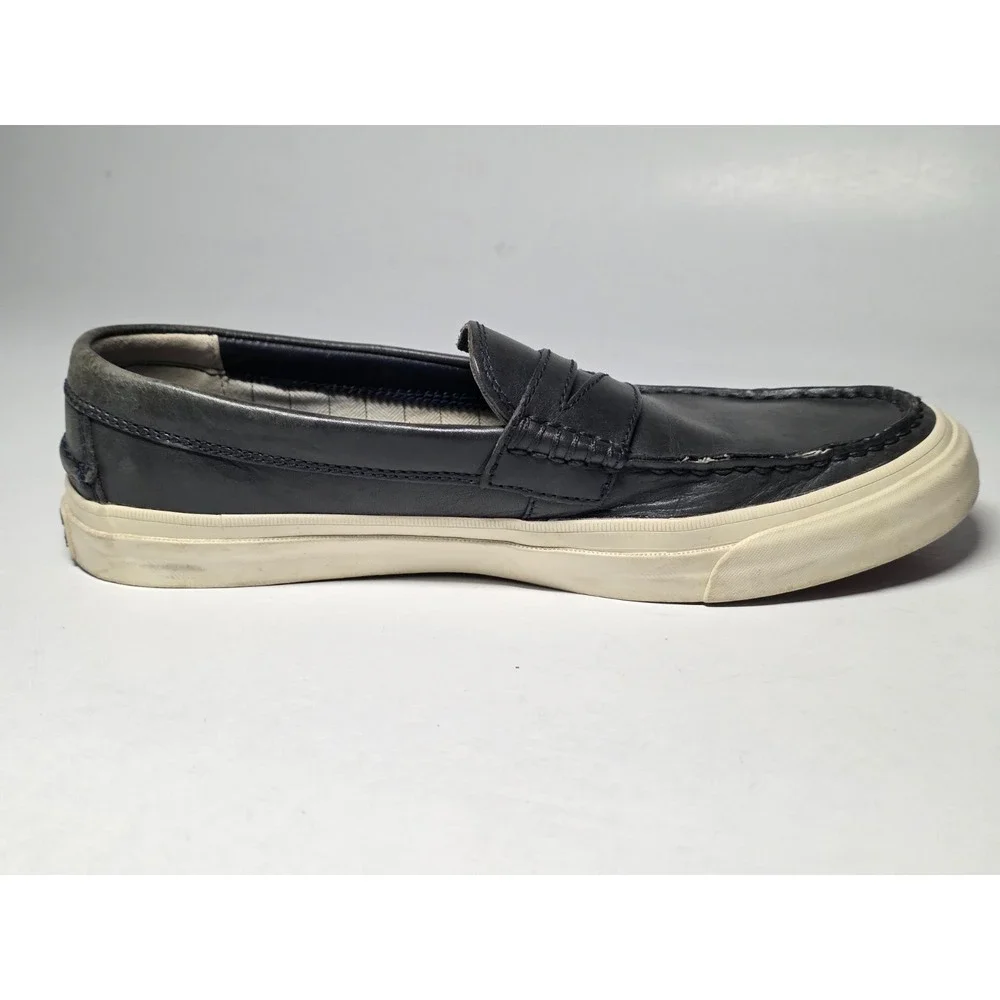 Cole Haan Grand Pinch Men's Loafers Size 9 M Navy Blue Leather Slip On Shoes‎